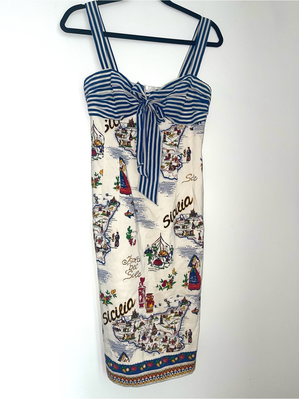 Nanette Lapore Silk & Linen Sicily Dreas